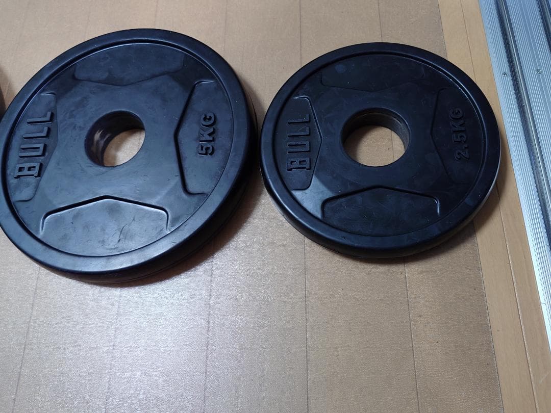 ② BULL ラバープレート　グリップホールディングタイプ フリーウエイト