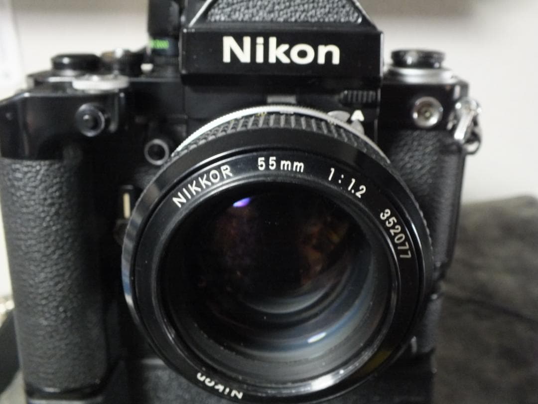 Nikon F2 　MD-3　NIKKOR 55mm F1:1.2 SB-7付