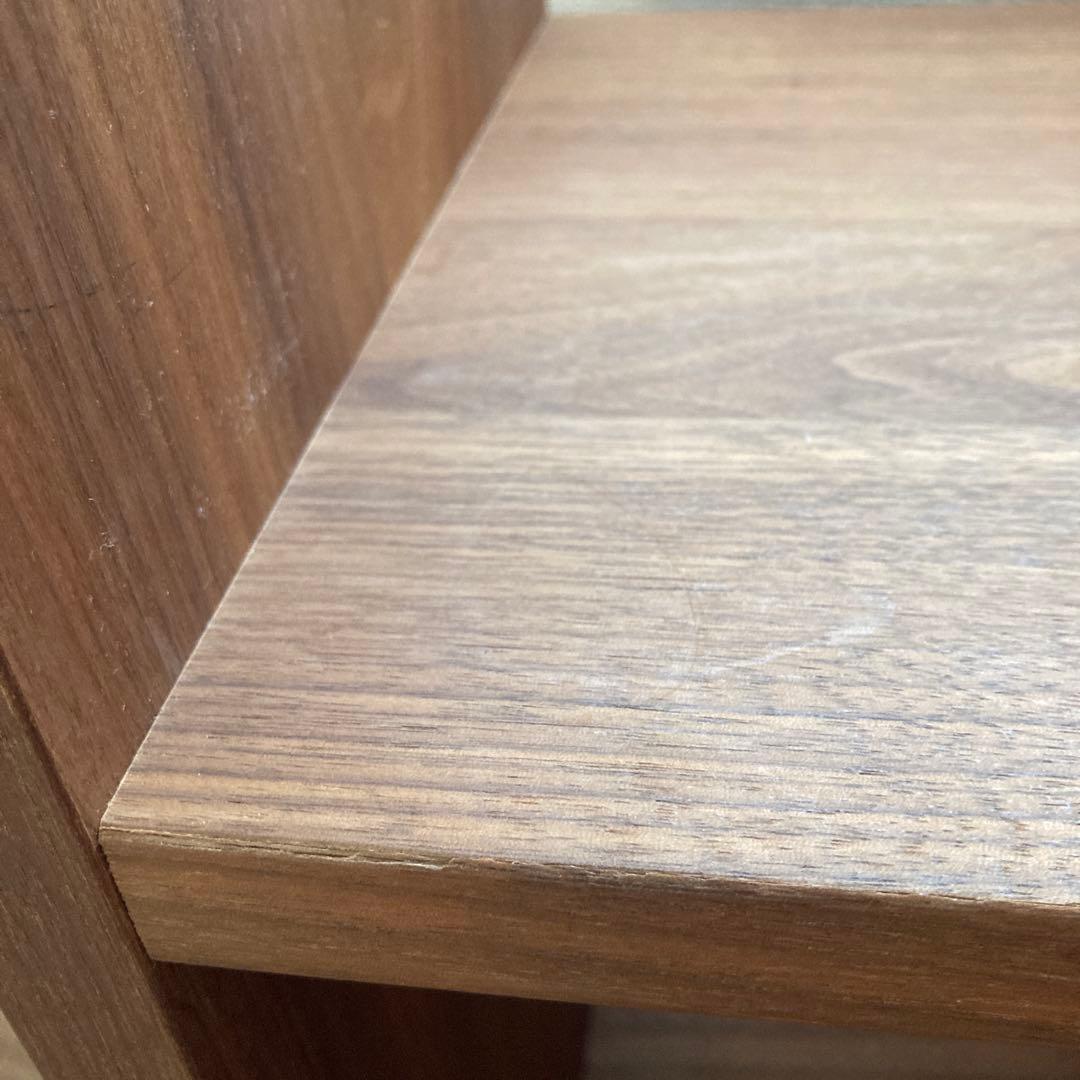 無印良品 スタッキングシェルフ 2段×1列 ウォールナット