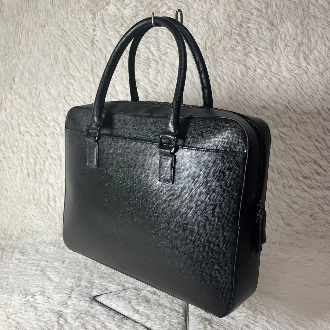 ほぼ未使用 サヴィルロー ビジネスバッグ インナーバッグ レザー 本革 ブラック