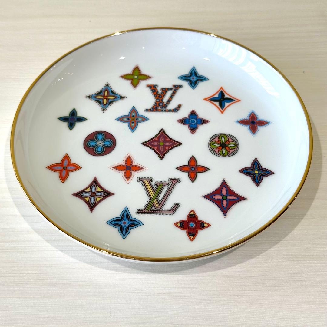 【展示品】ルイ・ヴイトンアシェット4 フラワープレート GI0461