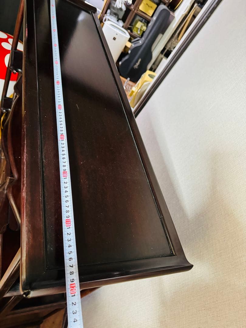 福岡発　民藝家具　和風家具　飾り棚　昭和レトロ　木製彫刻　希少　ビンテージ