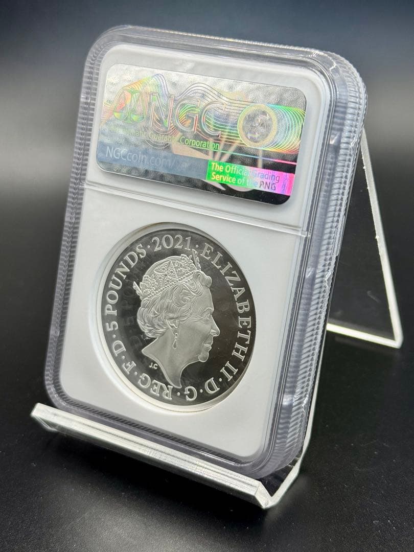 2021年 ヴィクトリア ゴシック 銀貨 ポートレート PF70UC FDOI