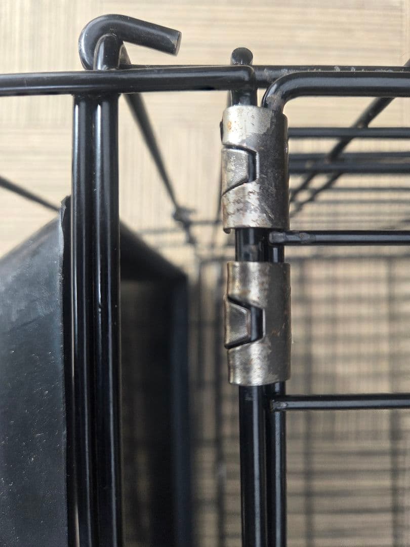 犬用金属ケージ 取り外しトレー付き