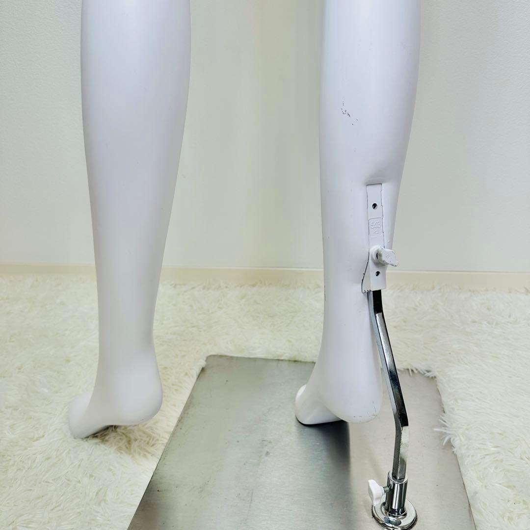 パールイデア 全身トルソー マネキン 女性 ホワイトマネキン 土台付き 高さ調