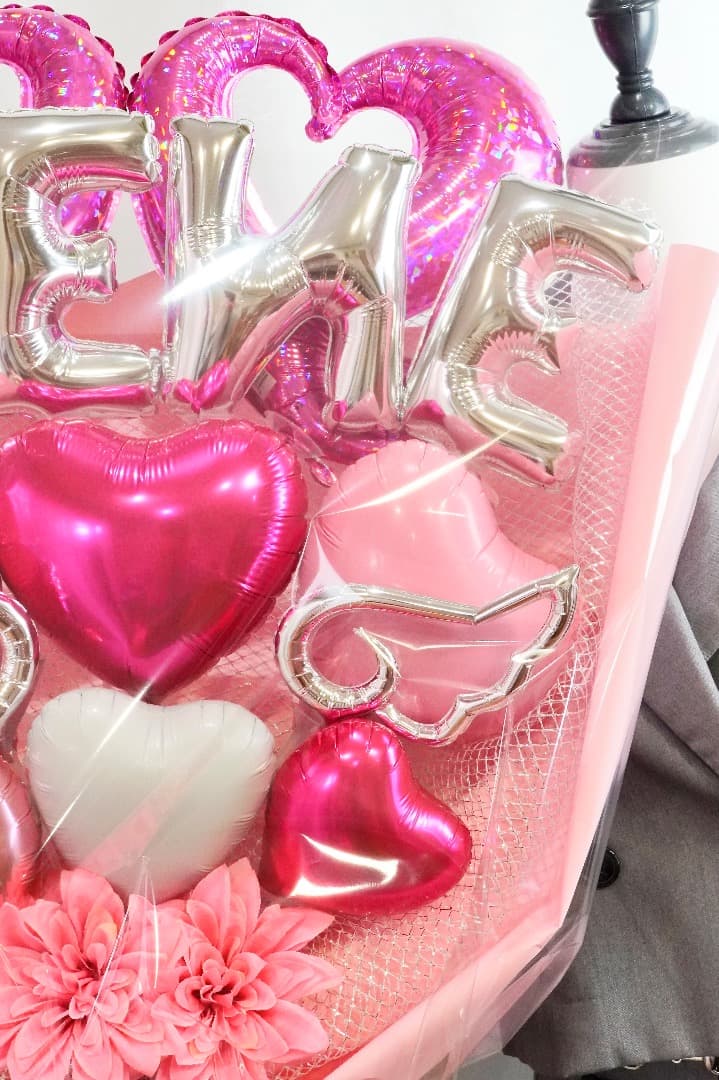 ※ご購入前に文字をご連絡下さい⭐︎NameバルーンBIGサイズ！卒業　（ローズ）