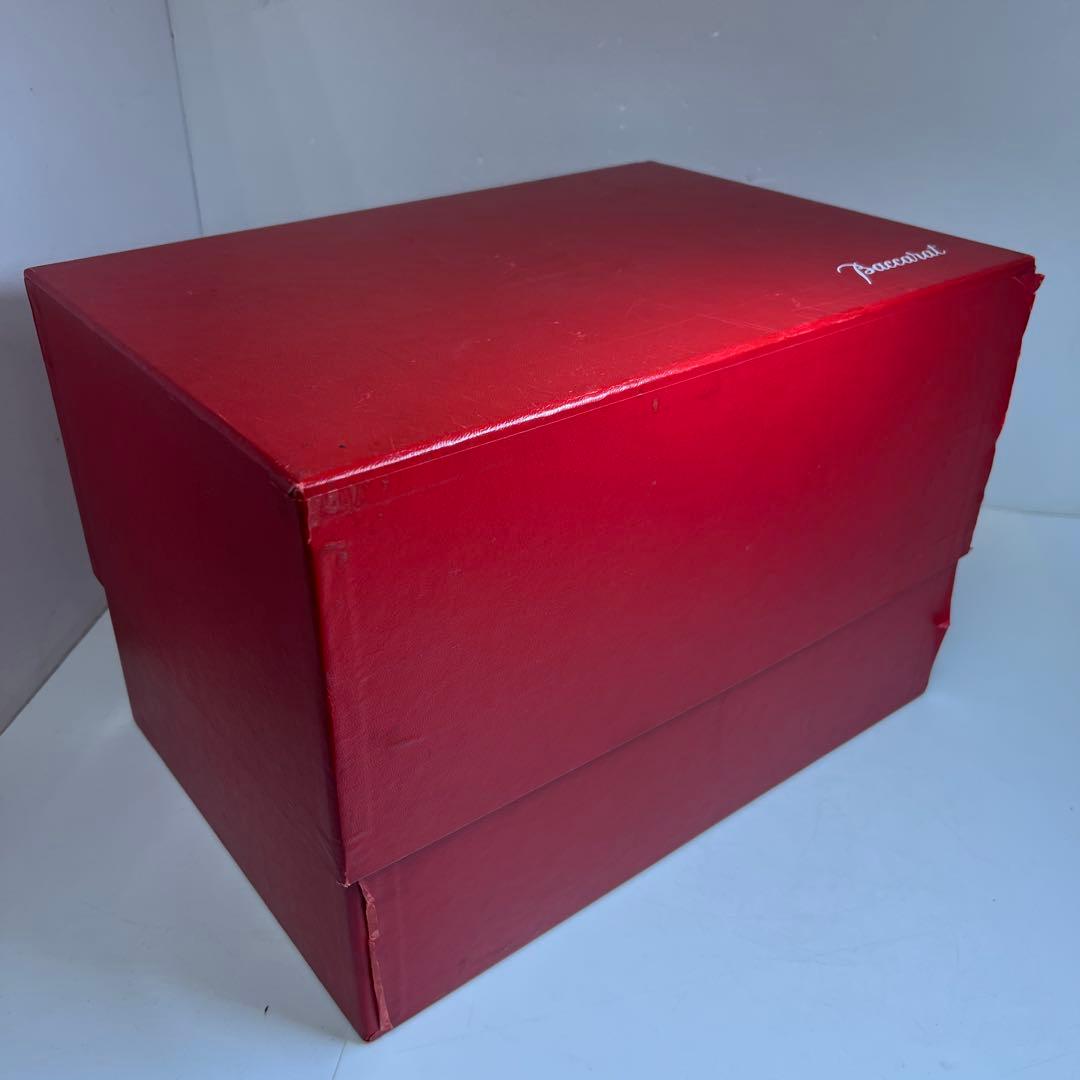 バカラ　大花瓶　共箱　高さ17.5㎝　東な7-1221☆1F