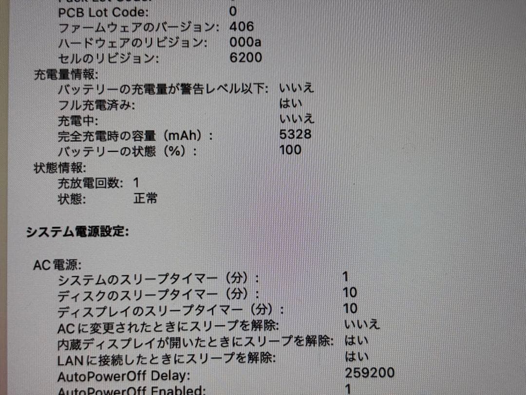 MacBook Pro 13インチ　A1708 256GB 8GB 2017