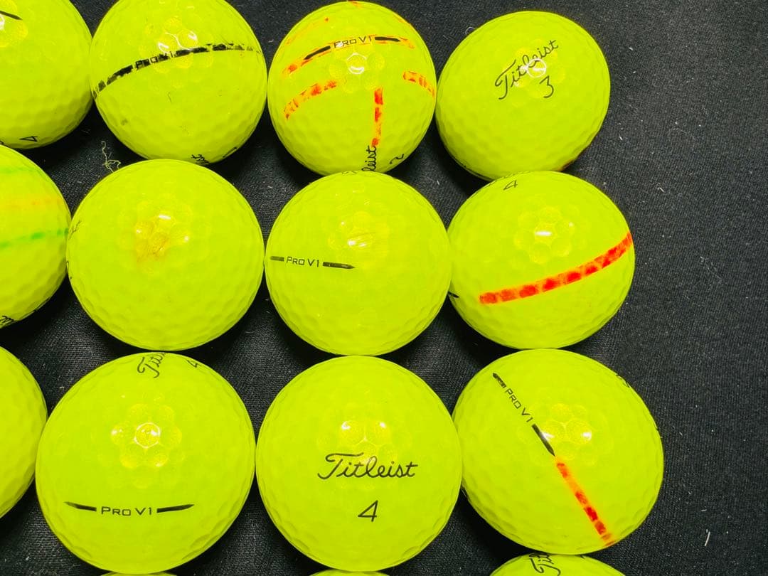 最新 タイトリスト PRO V1 2025年モデル 30個　　イエロー
