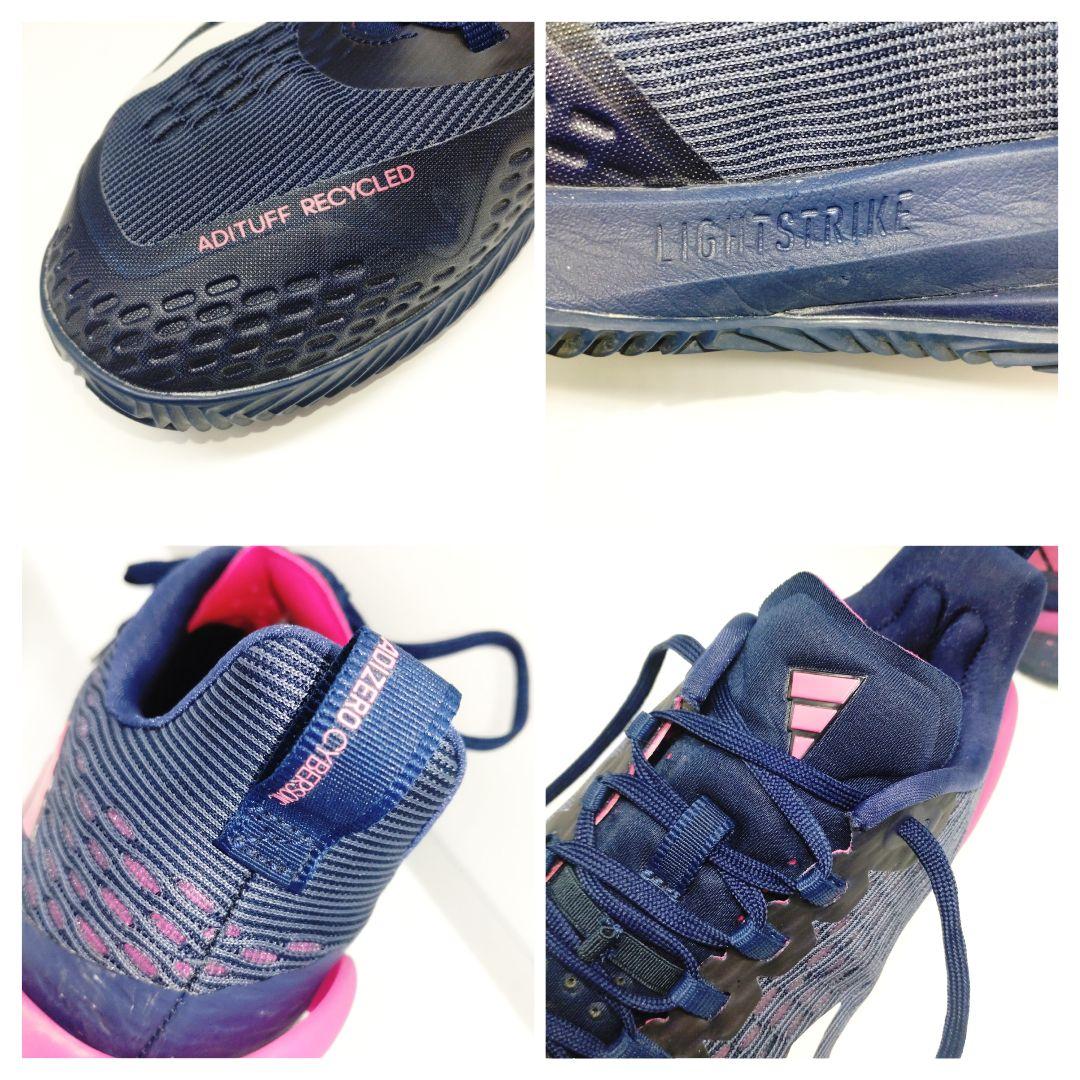 極美　アディダス アディゼロ サイバーソニック　28.0cm　テニスシューズ