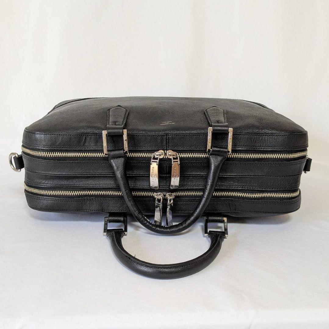 PELLE MORBIDA キャピターノ ビジネスバッグ 2室 レザー 2way