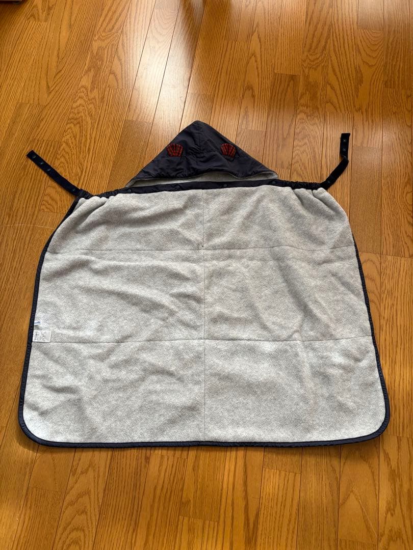 familiar おくるみ・ブランケット ネイビー