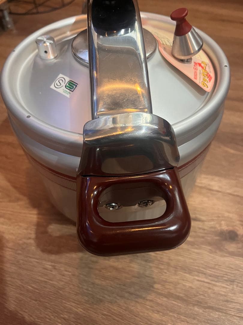 未使用品　理研 圧力鍋 PMC-600 クックオール6.0L レトロ　RIKEN