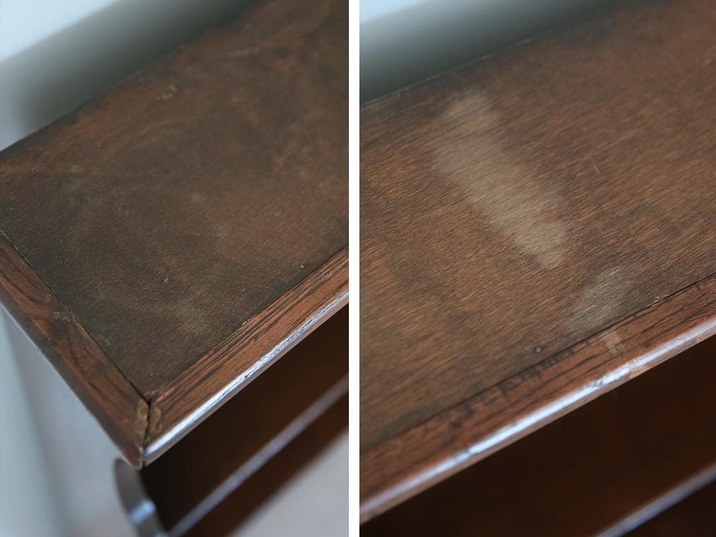 英国アンティーク木製ブックシェルフ/本棚/食器棚/飾り棚/ラック(89-17-1