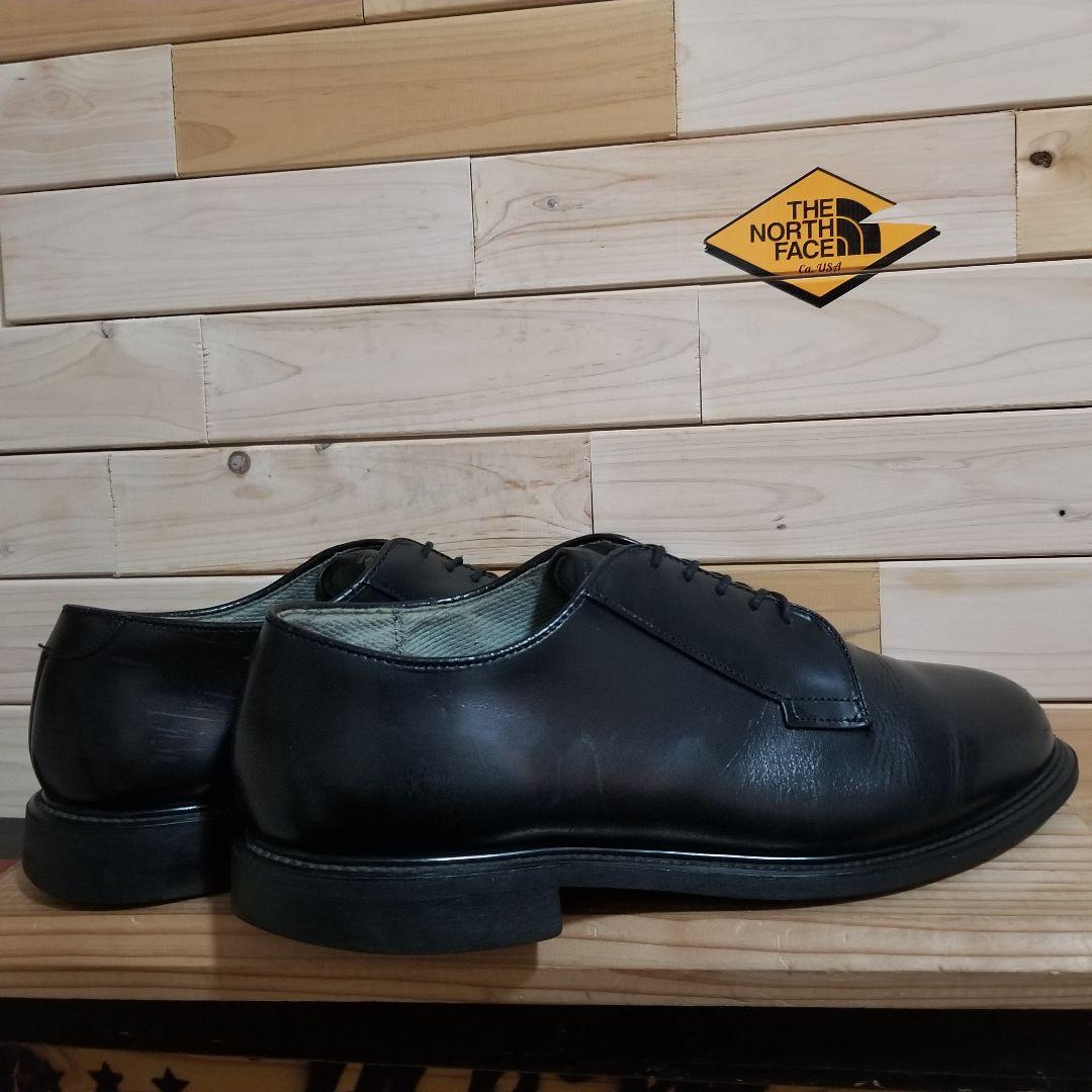 【美品】Bates ベイツ サービスシューズ 黒 US.NAVY 本革　28.5