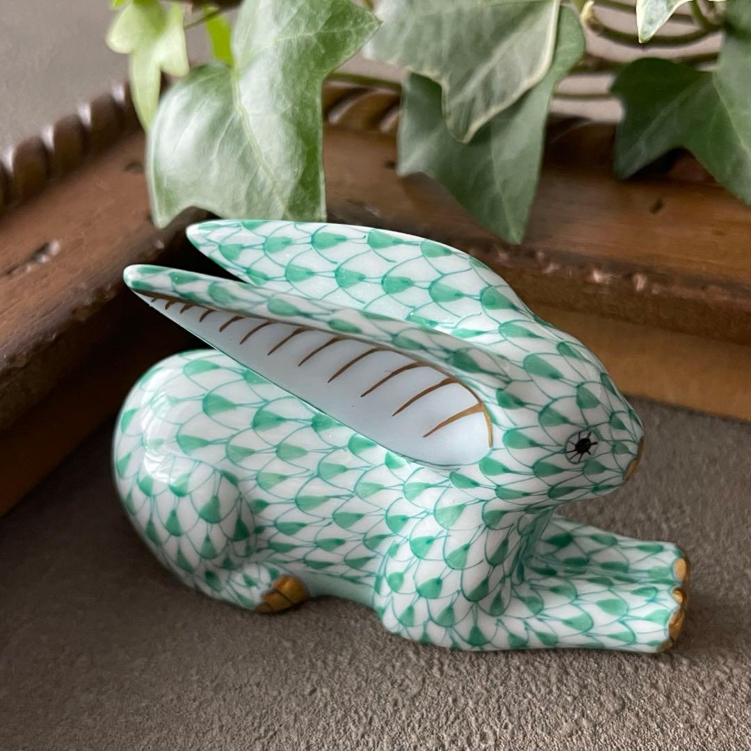 HEREND ゾディアック　十二支フィギュリン　グリーン　2011年