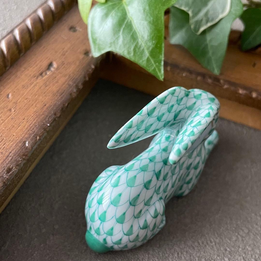 HEREND ゾディアック　十二支フィギュリン　グリーン　2011年