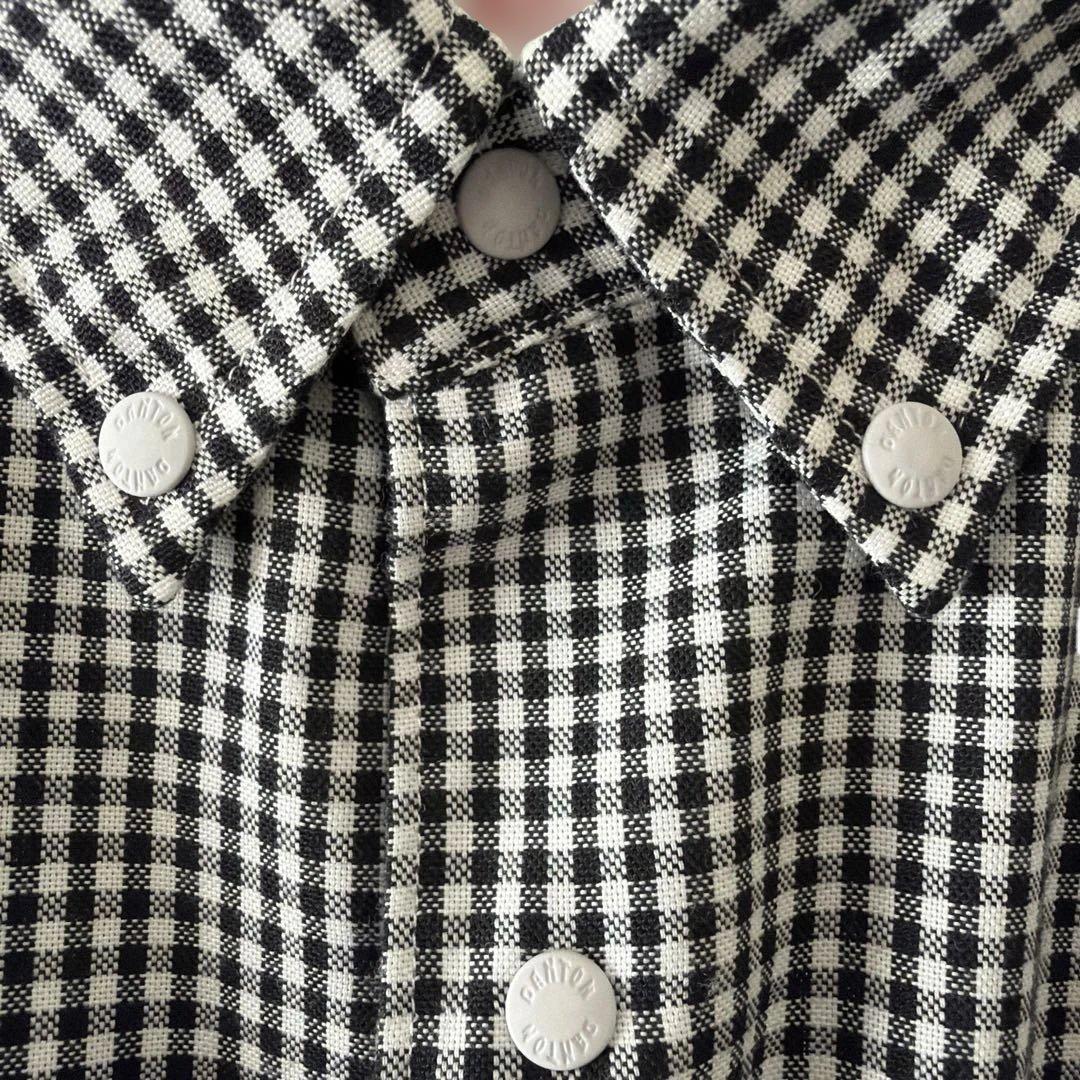 DANTON ボタンダウンギンガムチェックシャツ 36 Ladies