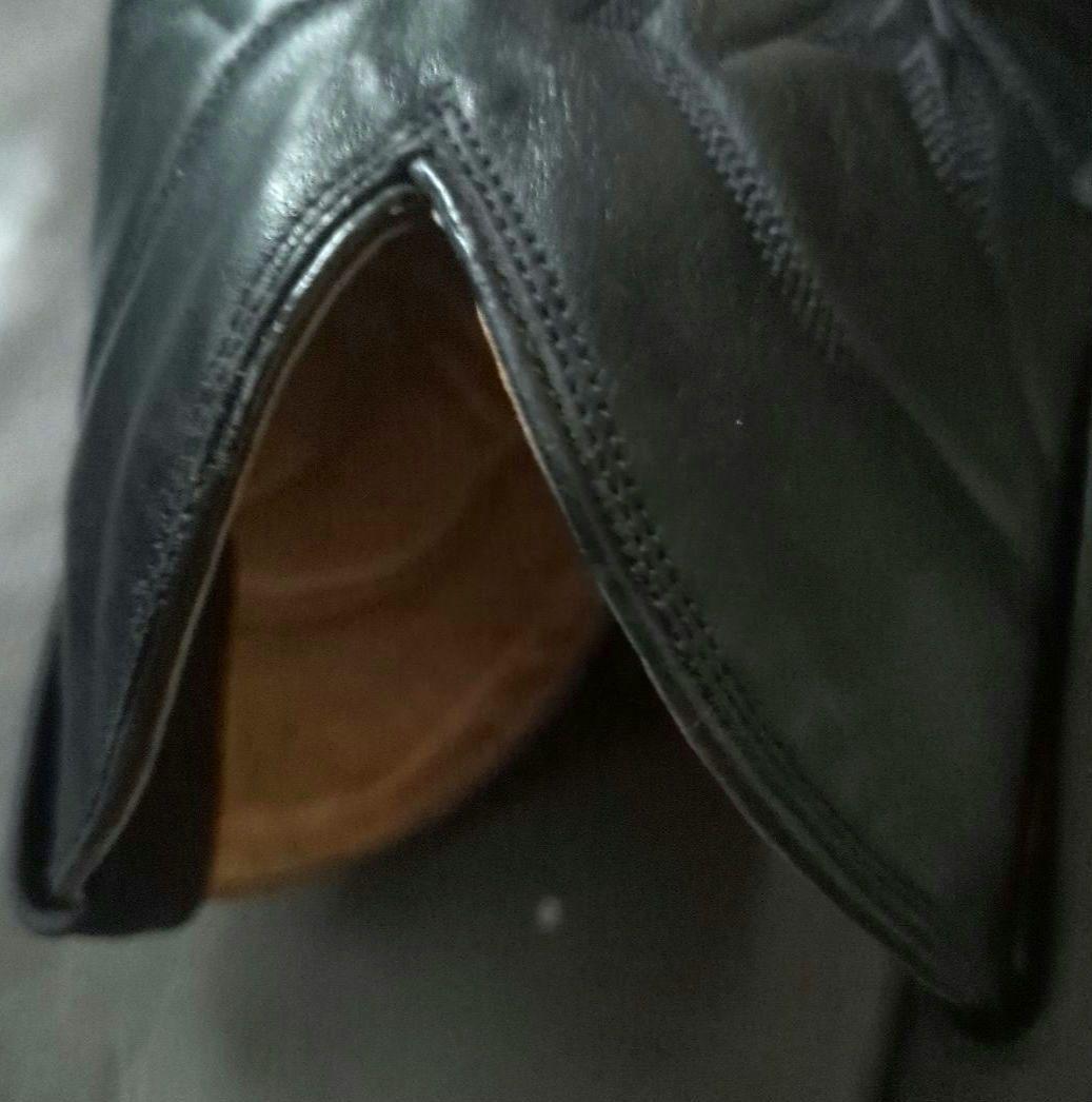 ウエスタンブーツ ブラック ポインテッドトゥ38