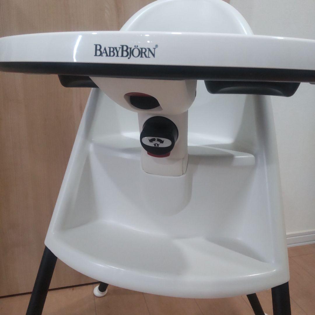BABYBJÖRN ハイチェア 説明書付き ホワイト ベビージョルン