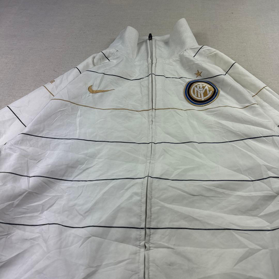 08-09 NIKE インテルミラノ ナイロンジャケット ジャージ L サッカー