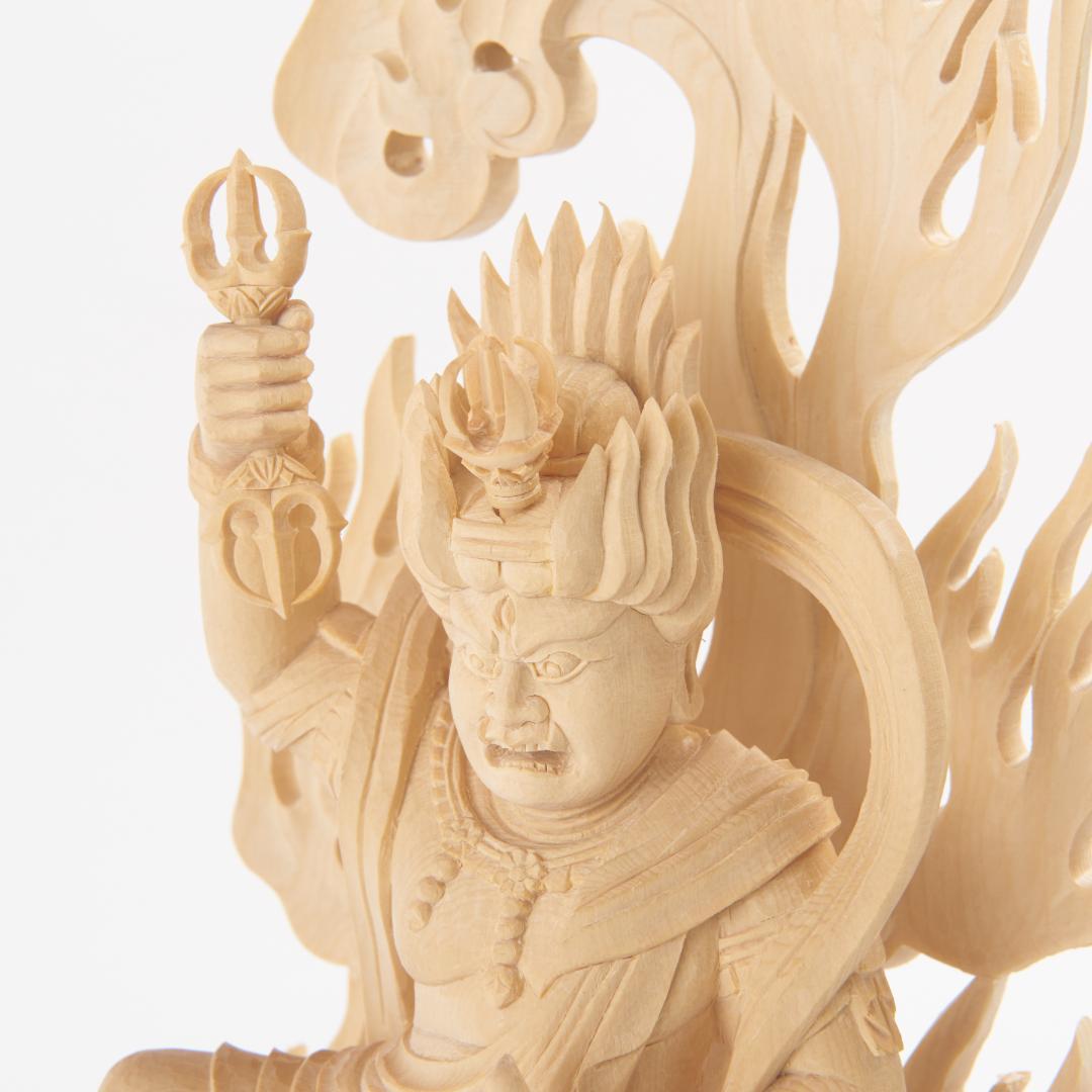 桧　蔵王権現　６寸　仏像＃０６３