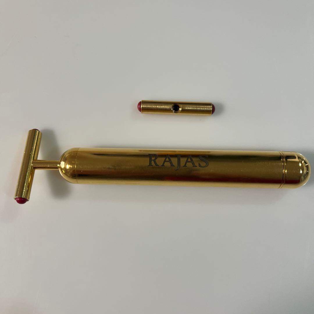 【未使用品】新リンパ療法 RAJAS ビューティーバー 交換用ヘッドバー 付き