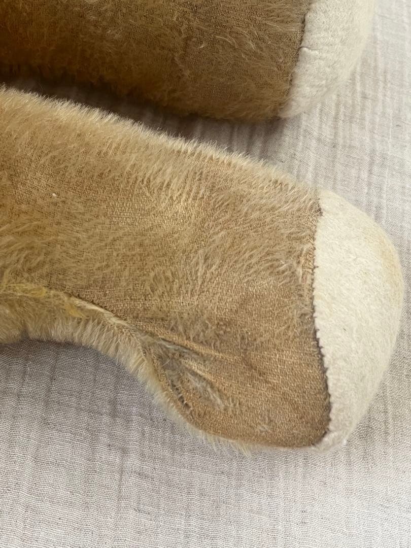 アンティークヴィンテージ英国製大きなテディベア ぬいぐるみベアくまドール