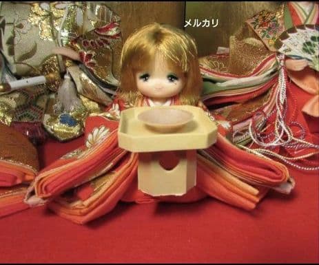 リカちゃんファミリー★親王 三人官女☆五人飾り☆雛人形 お雛様☆カスタム
