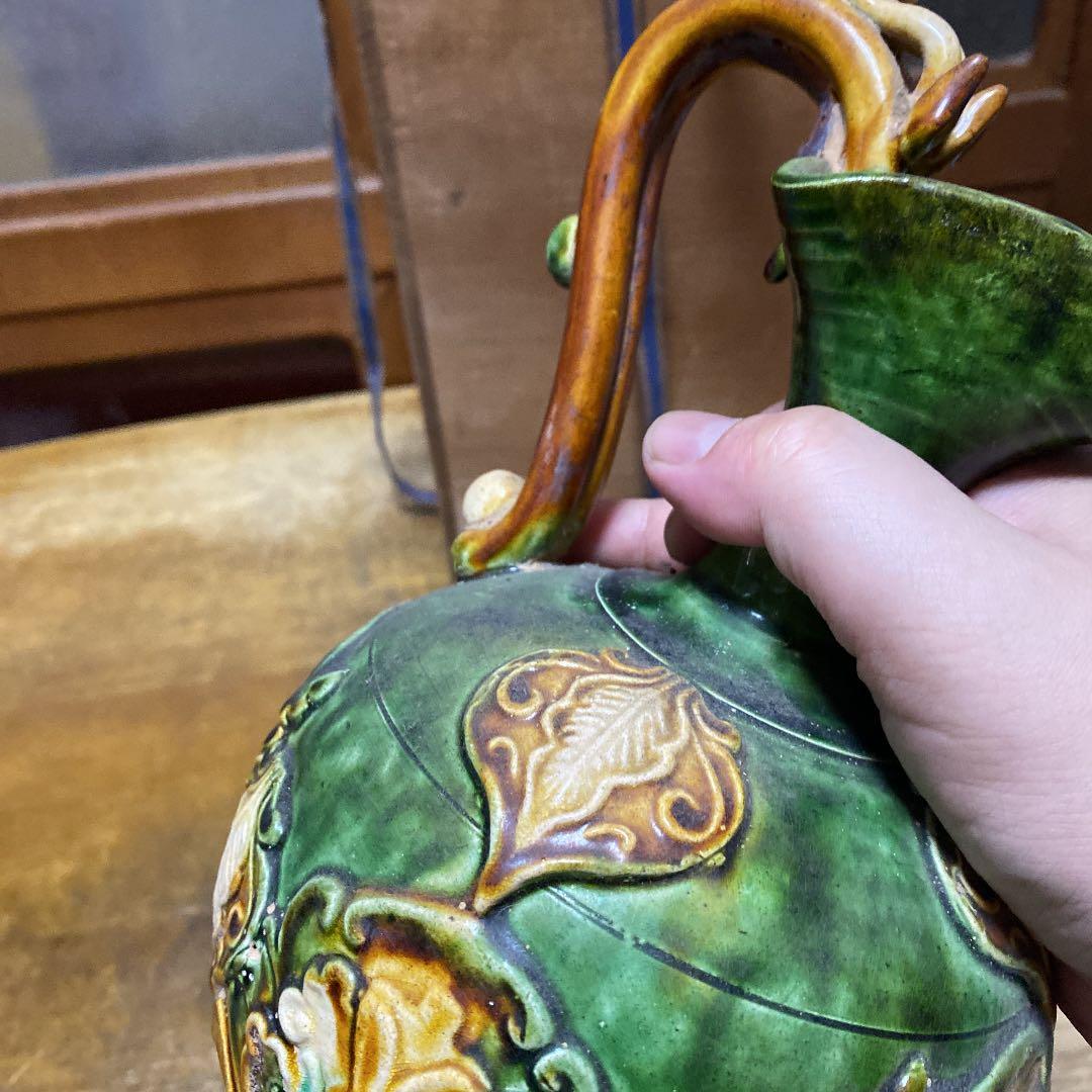 中国色絵花瓶