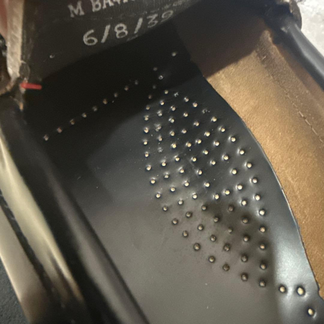 【極美品】ghbass&co ペニーローファー　白黒　モノトーン　24.5ぐらい