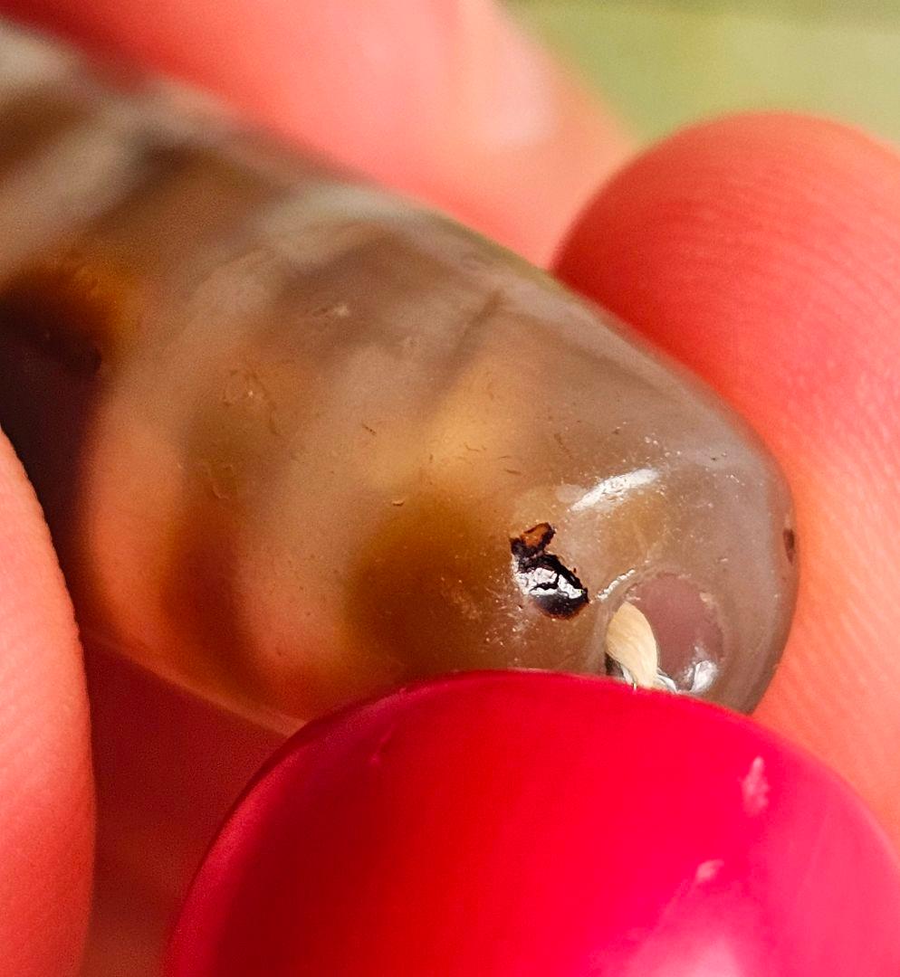 dZi beads(二眼) ネックレス