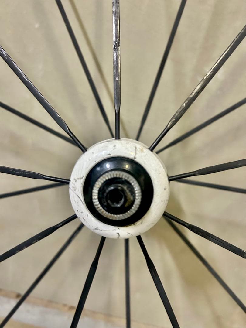 ◆白リムのカッコいい前輪ホイール◆重量0.80kg