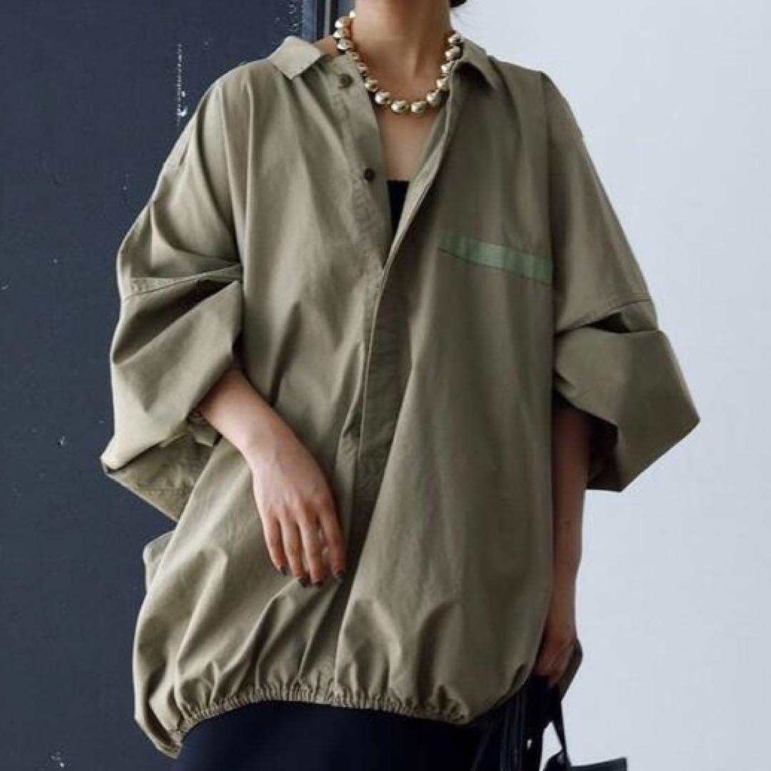 【美品】イルワンエイティ/スリーピングスモック/プルオーバー/ギャザー/バルーン