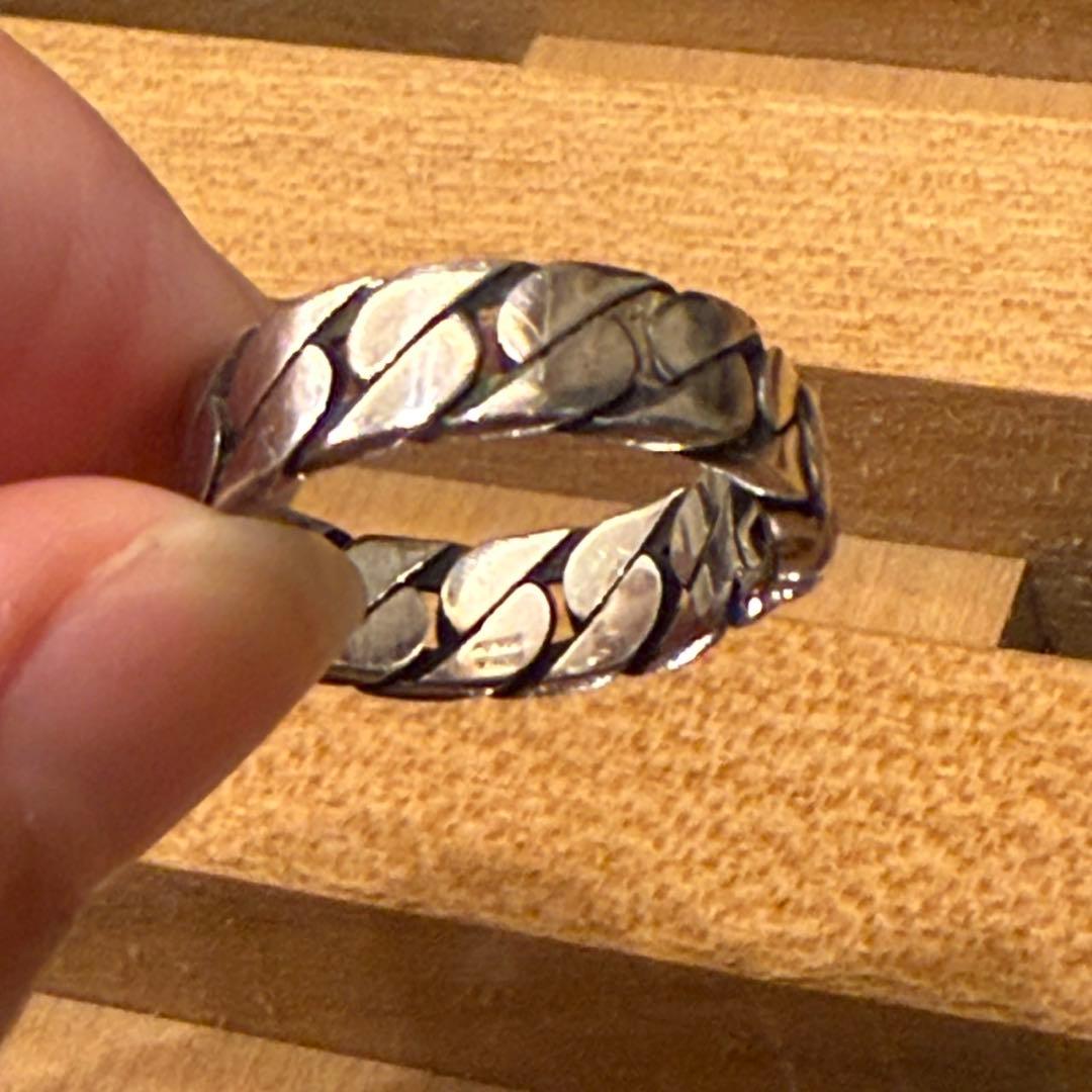 GUCCI シルバーリング　インターロッキングG 16号