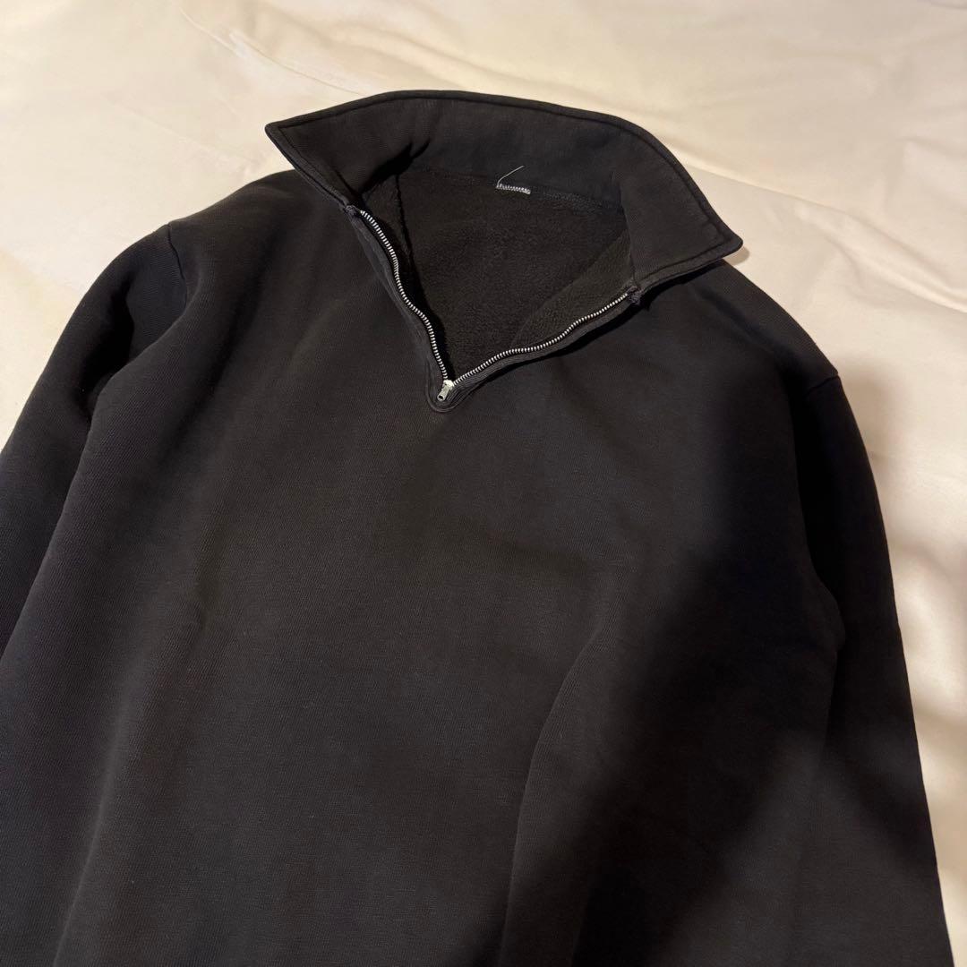 50s 60s ヴィンテージスウェット ハーフジップ スウェット 黒 レア