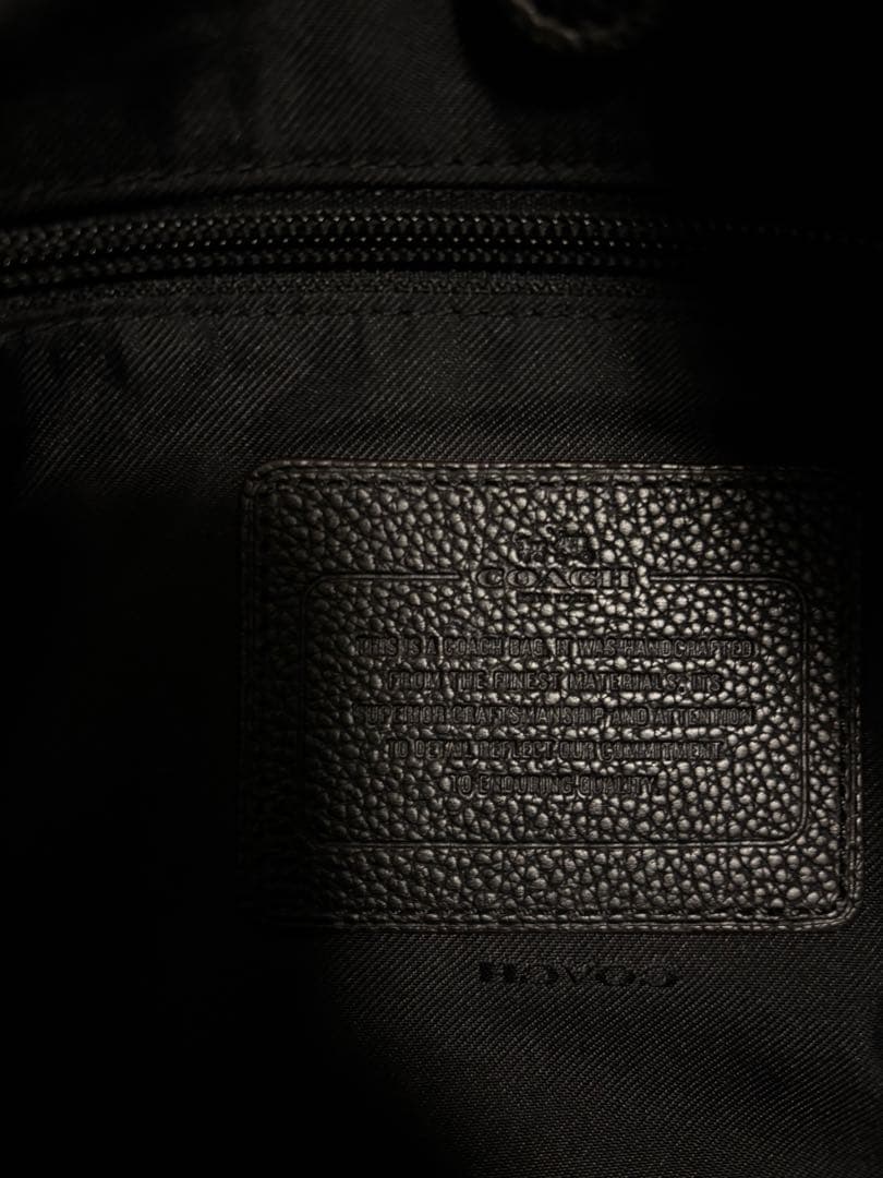 COACH メンズ ビジネスバッグ ブラック