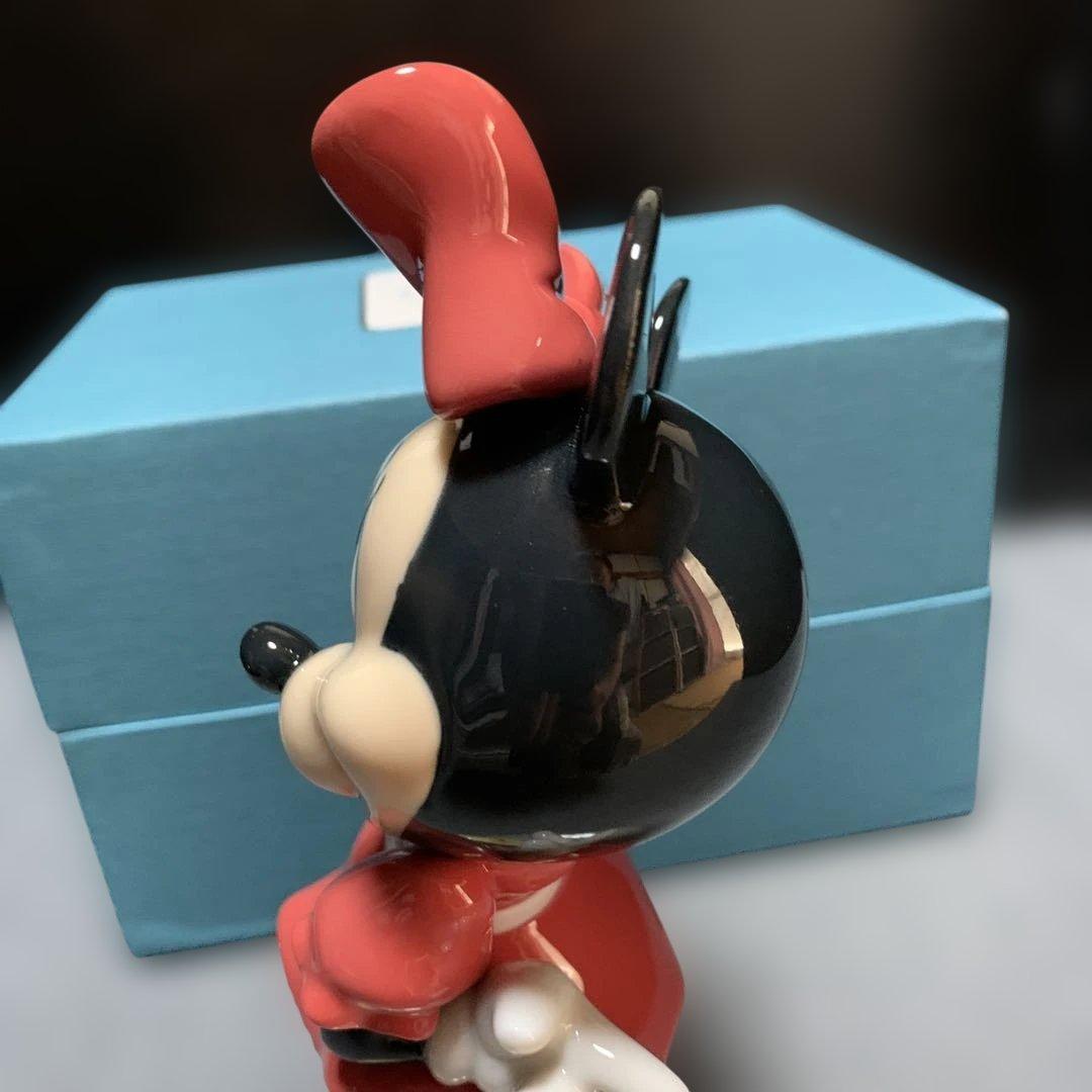 希少リヤドロ９０周年記念ディズニーミニマウスフィギュリン