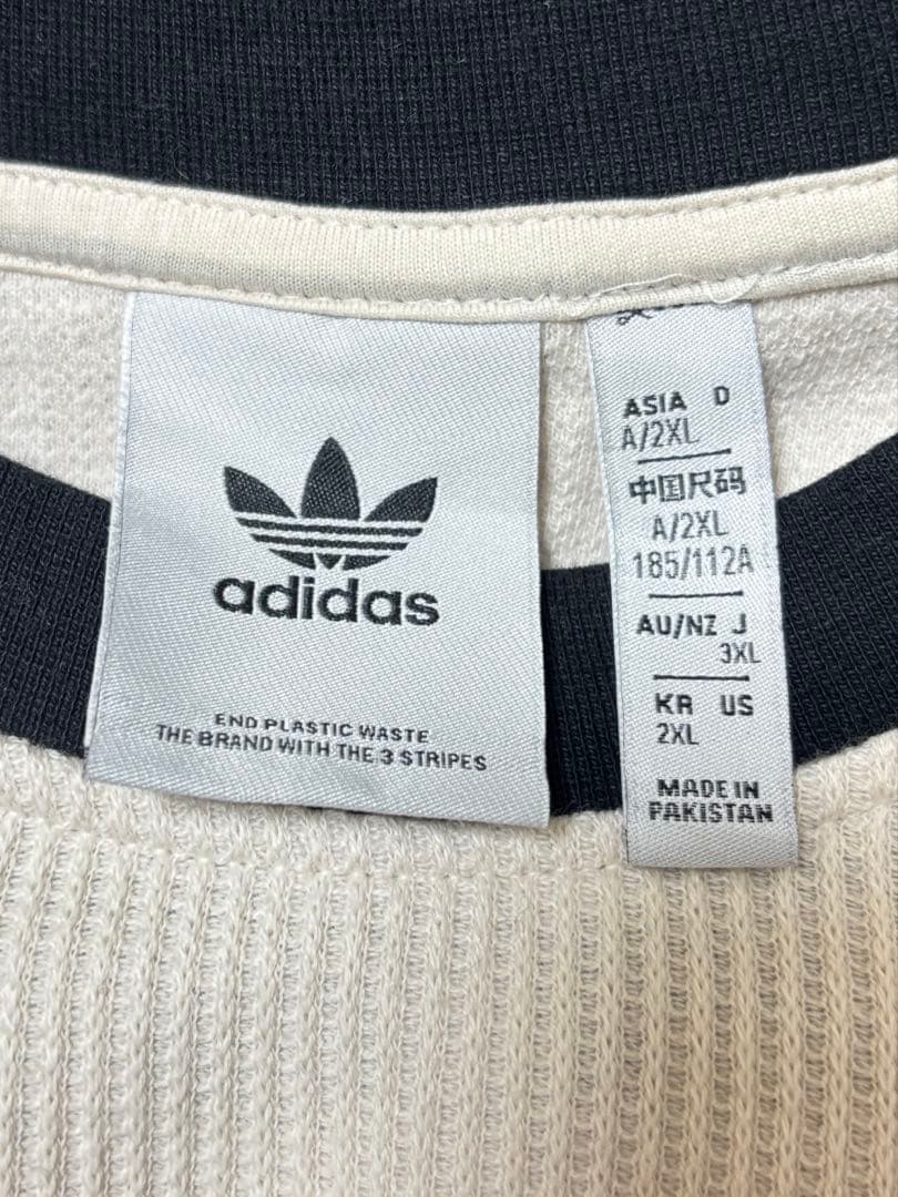 アディダス ワッフル クルーネック 2XL アディカラー アディダスオリジナルス