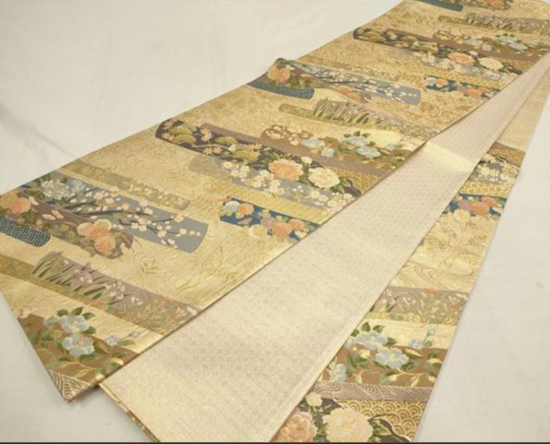 H-4◆訪問着 拾 フルセット◆フランソワーズ・モレシャン◆暈し染め◇ゆったりめ