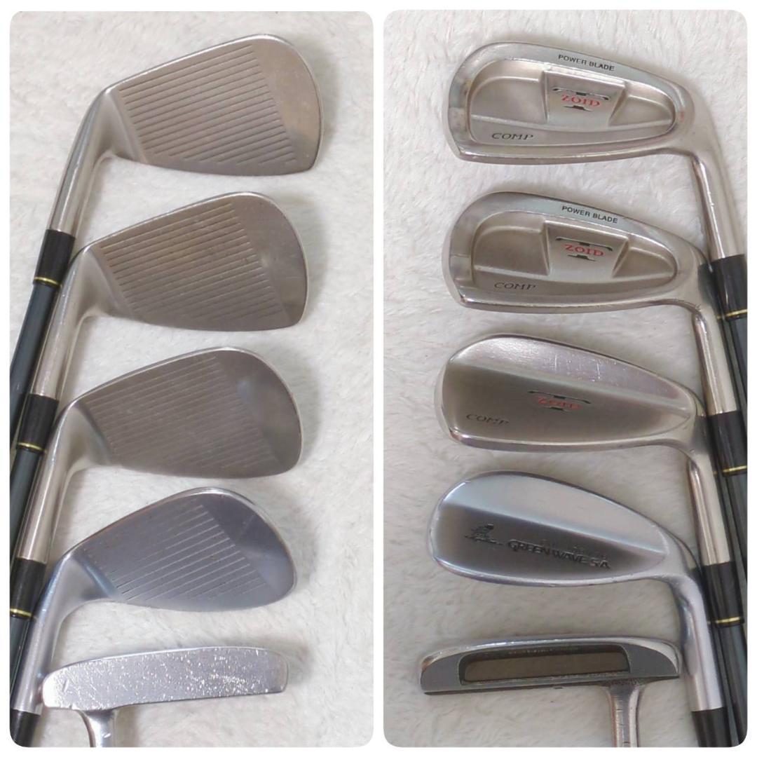 ゴルフクラブ　マックテック　ミズノ　他　メンズ ゴルフクラブセット 送料込み