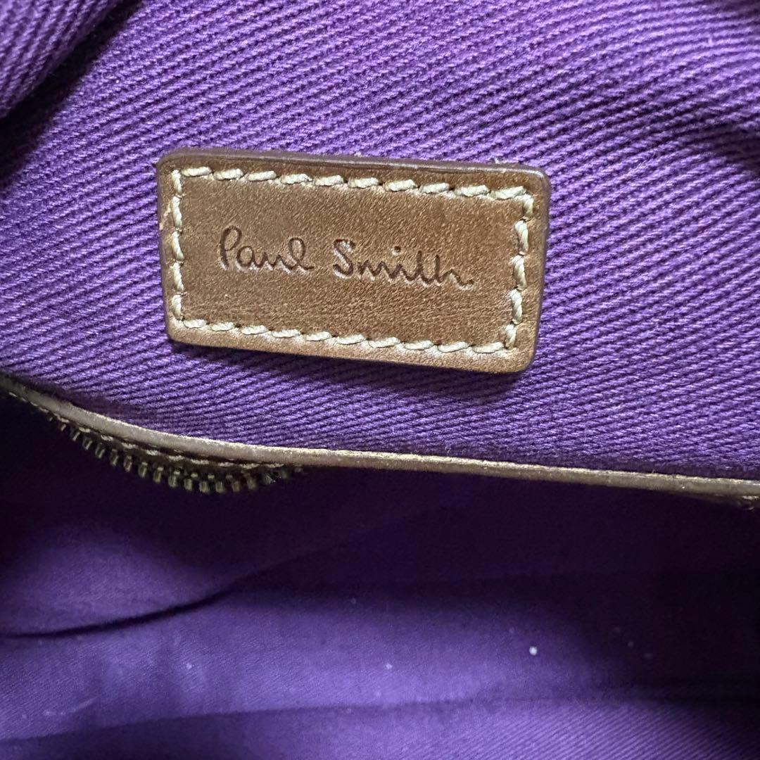 ポールスミス　ボストンバッグ　ショルダーバッグ　マルチストライプ　ミニクーパー