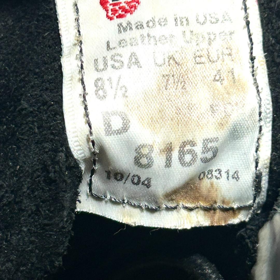 美品　レッドウィング　８１６５　26.5D プレーントゥ　箱付き　黒　レザー