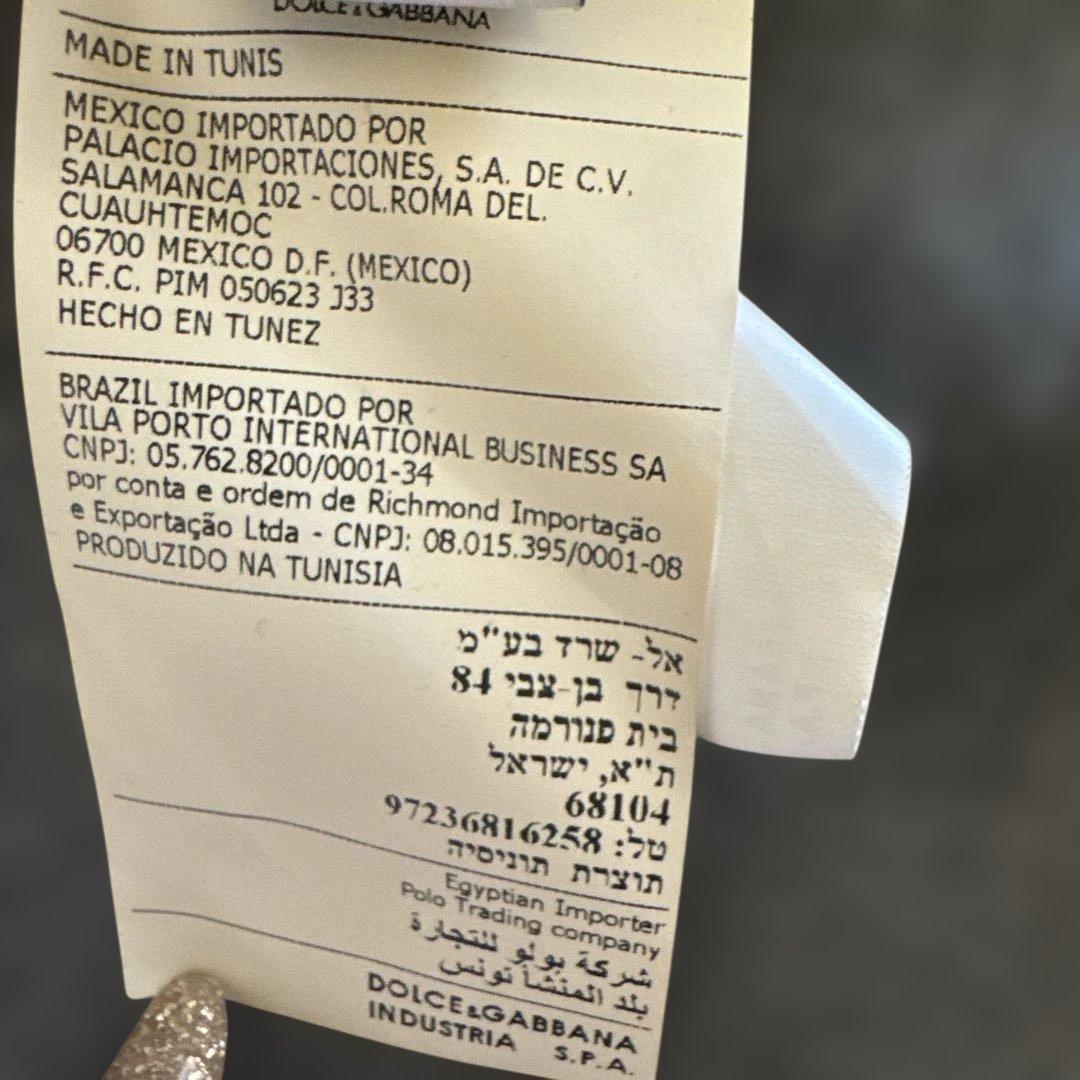 極美品　D&G グレー ウール ピーコート