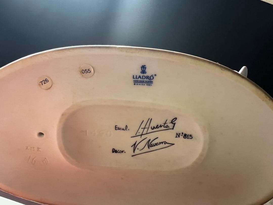 【アンティーク】美品 LLADRO リヤドロ 献花 世界限定3000 古美術品