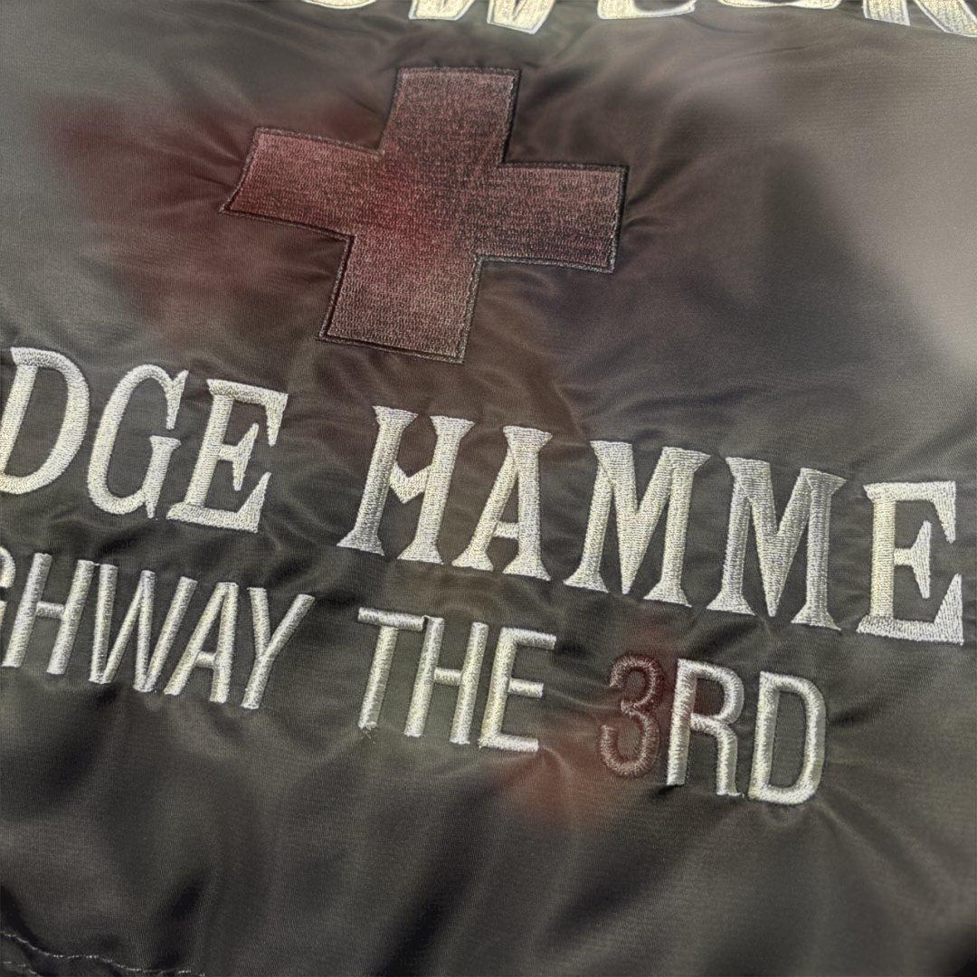 ✨新品未使用品✨YELLOWCORN ブラックジャケット　秋　冬　刺繍ロゴ　M