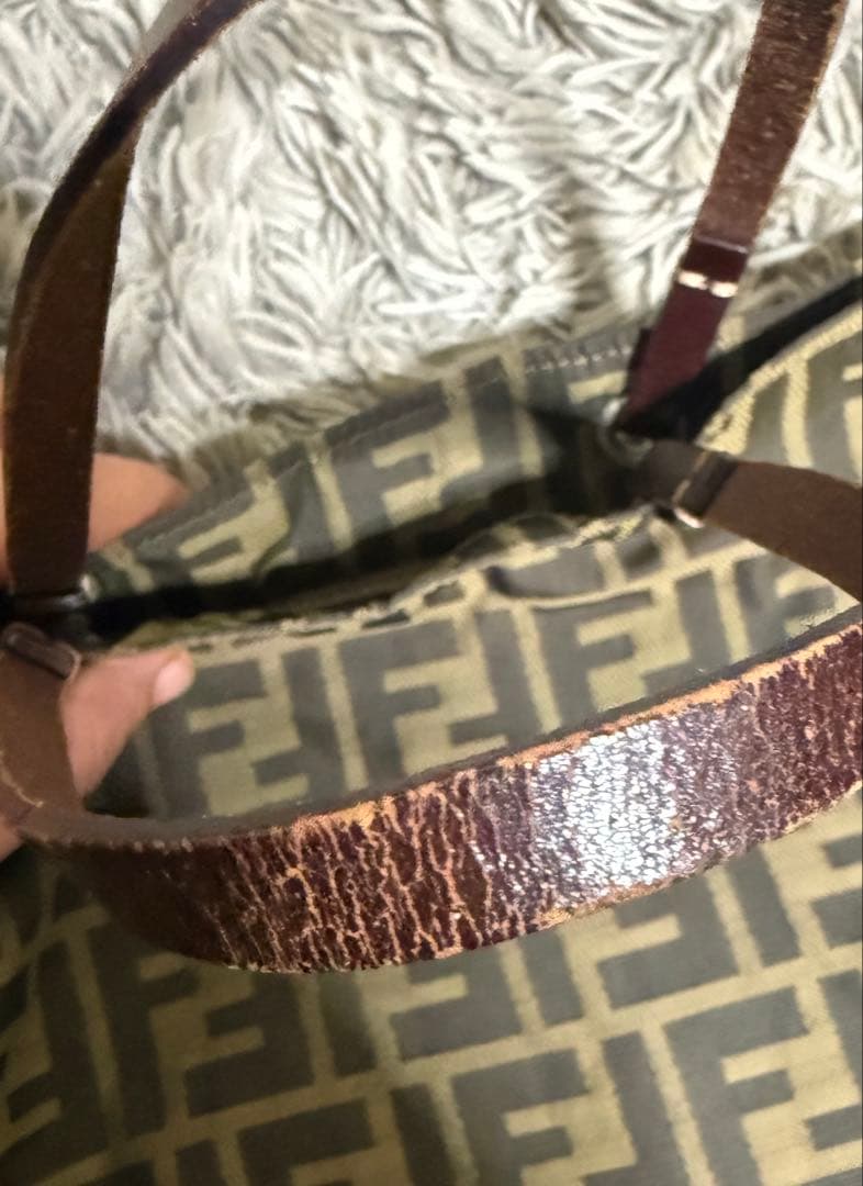 FENDI FF柄 ハンドバッグ ズッカ柄 ヴィンテージ