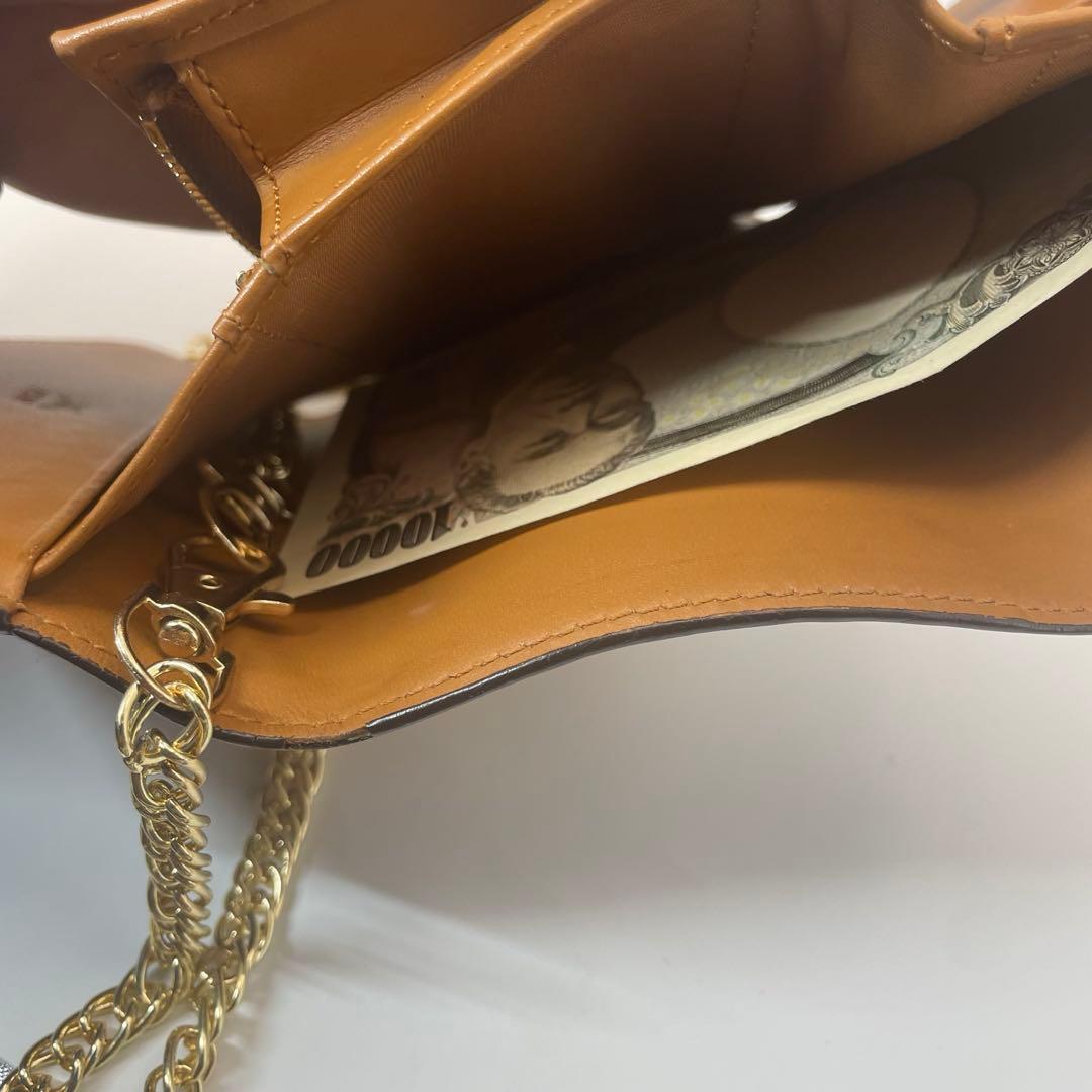 専用♡MCM✨ エムシーエム　ミニウォレット ゴールドチェーン ショルダーバッグ