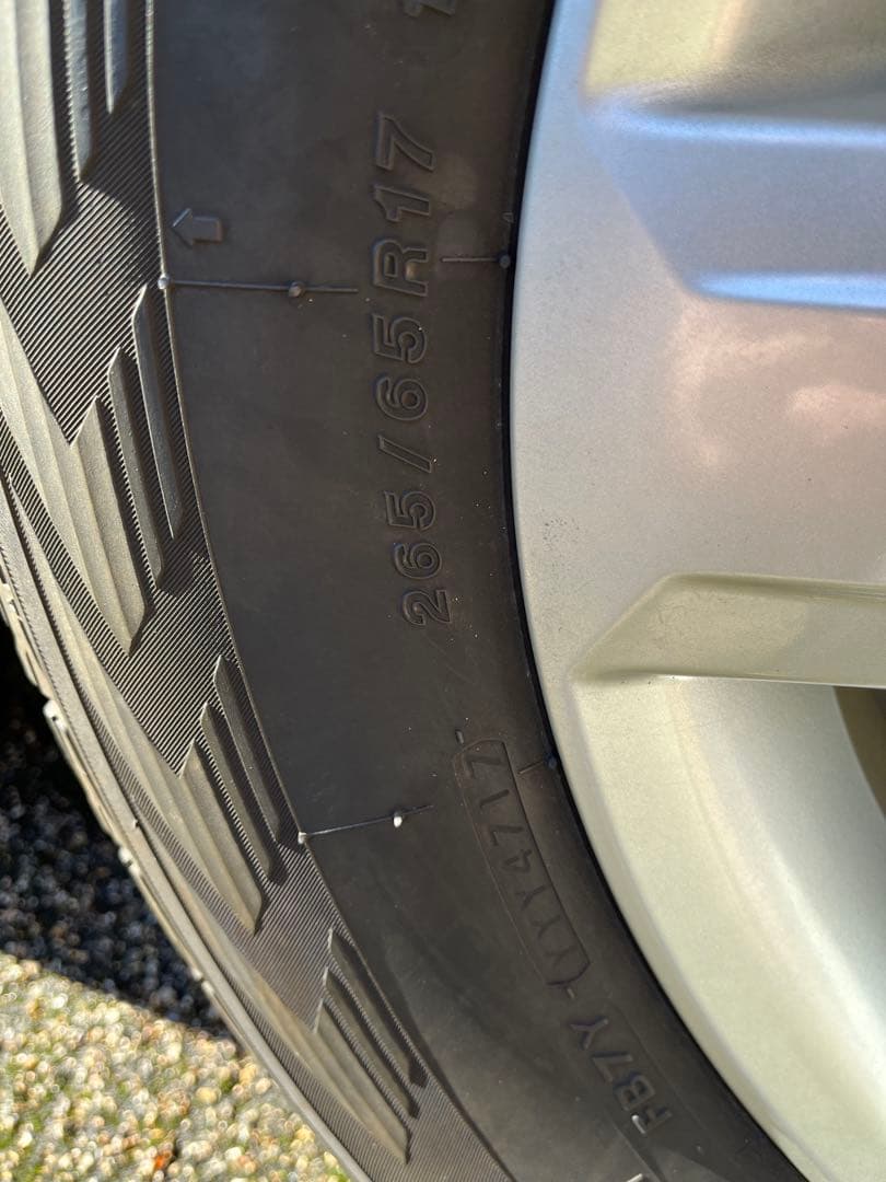 ランドクルーザープラド150 中期純正ホイール17インチタイヤ・ホイールセット