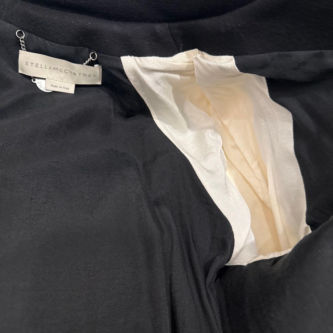 ステラマッカートニー スワン刺繍 スカジャン ブラック/アイボリー
